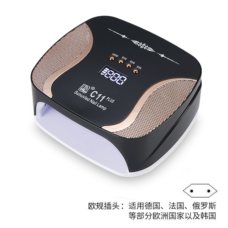 Lámpara de manicuras de alta potencia 188W tienda de manicuras transfronteriza especial de manicuras de luz de terapia de almacenamiento de energía de diamante tipo de lámpara de pegamento de manicuras