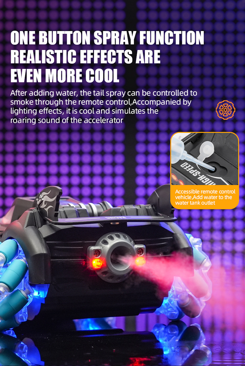 Cross-border new product 2.4G high-speed remote control car with camera off-road electric car drift boy toy racing factory_voghion.com