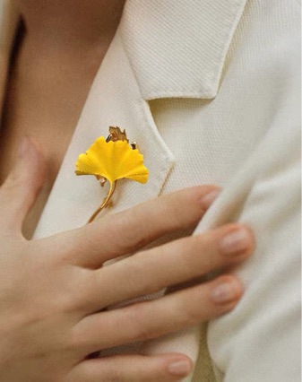 (2개) 단풍 잎 브로치 중공업 가을과 겨울 브로치 가을 우아한 높은 감각 CORSAGE 배지 핀