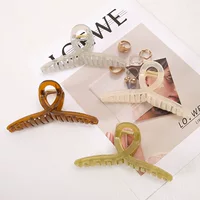 Acrylic hairgrip, big crab pin, shark, hairpins, hair accessory, South Korea