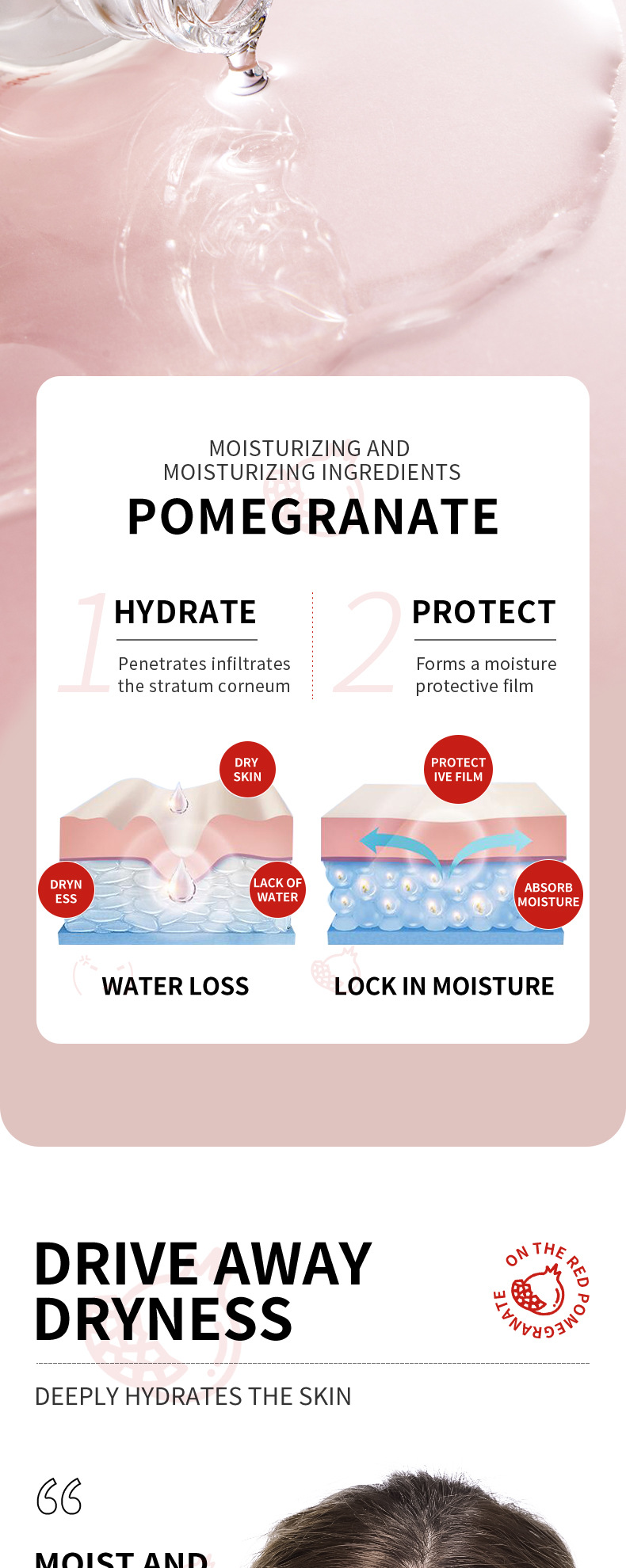 originale All British liquido SADOER melograno fresco e bella essenza per la pelle che idrata e restringe i pori_voghion.com