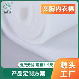 工厂供应直立棉无胶棉内衣填充棉3D文胸填充絮片环保保暖填充棉