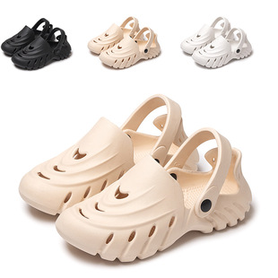 Hole Sandals Real Video New Breathable Baotou Hole Shoes Casual Beach Shoes Hollow Garden Shoes 36-46