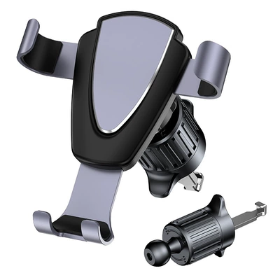Car phone holder: Holder, Air Vent Metal - yc03-metal-gravity-bracket-hook-gun-color