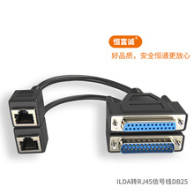 RJ45ĸ�DDB25���^ ��̨������ƾ�����C��̖����DB25��^�W��4̖