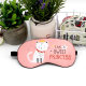 Factory wholesale cartoon pattern cute shading sleep ice gel cat eye mask men and women couples eye mask