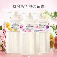 批发进口港版艾诗沐浴露750ml玫瑰花香沐浴保湿精油家庭装实惠