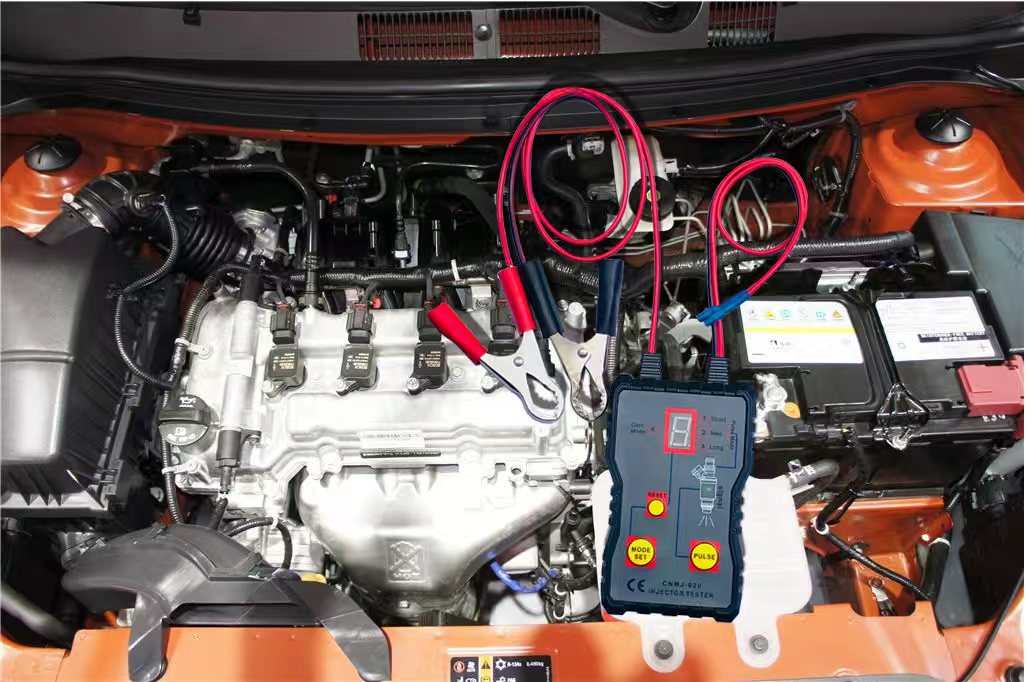 Car Injector Tester Injector Drive Detector Diagnostic Instrument Injector Cleaning Tool Auto Repair Tool