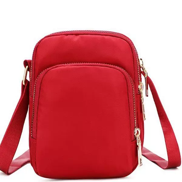 女包2025新款潮时尚百搭牛津布轻便单肩斜挎包零钱手机包迷你包包