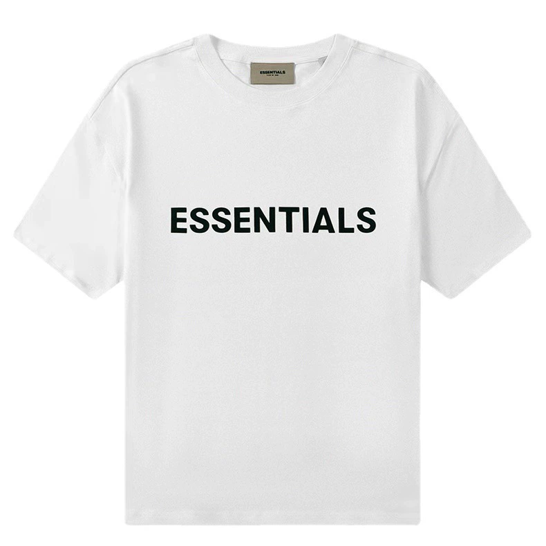 Футболка FCAR of God 3M с трехмерной силиконовой печатью, ESSENTIALS, с короткими рукавами, мужская и женская, свободная, с короткими рукавами