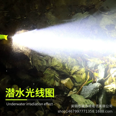 Diving flashlight, high-intensity, rechargeable, ultra-bright, UV fənərlər
