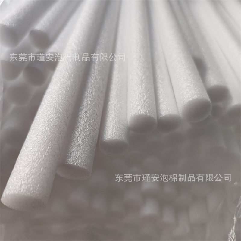 批发直径1.5cm白色泡沫棒墙画用卷轴卷芯 墙体填充epe玩具填充棉