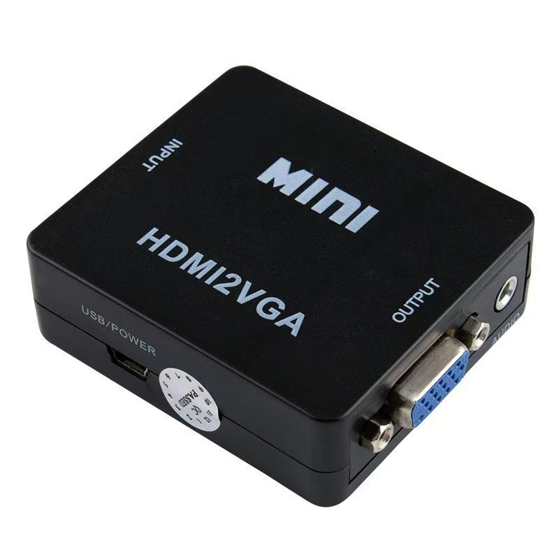 国境を越えた人気の AV to HDMI 高解像度ビデオコンバーター 1080P 監視ゲームセットトップボックス Lotus RCA|undefined
