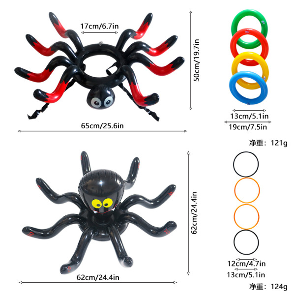 inflatable ghost roly-poly doll