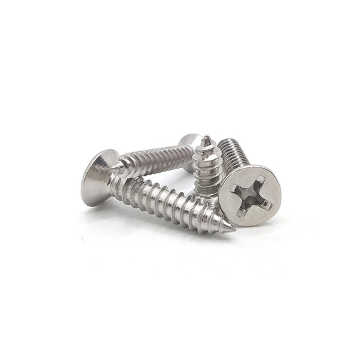 304 stainless steel cross countersunk head self-tapping screws flat head self-tapping screws cross wood screws M3M3.5M4M5M6