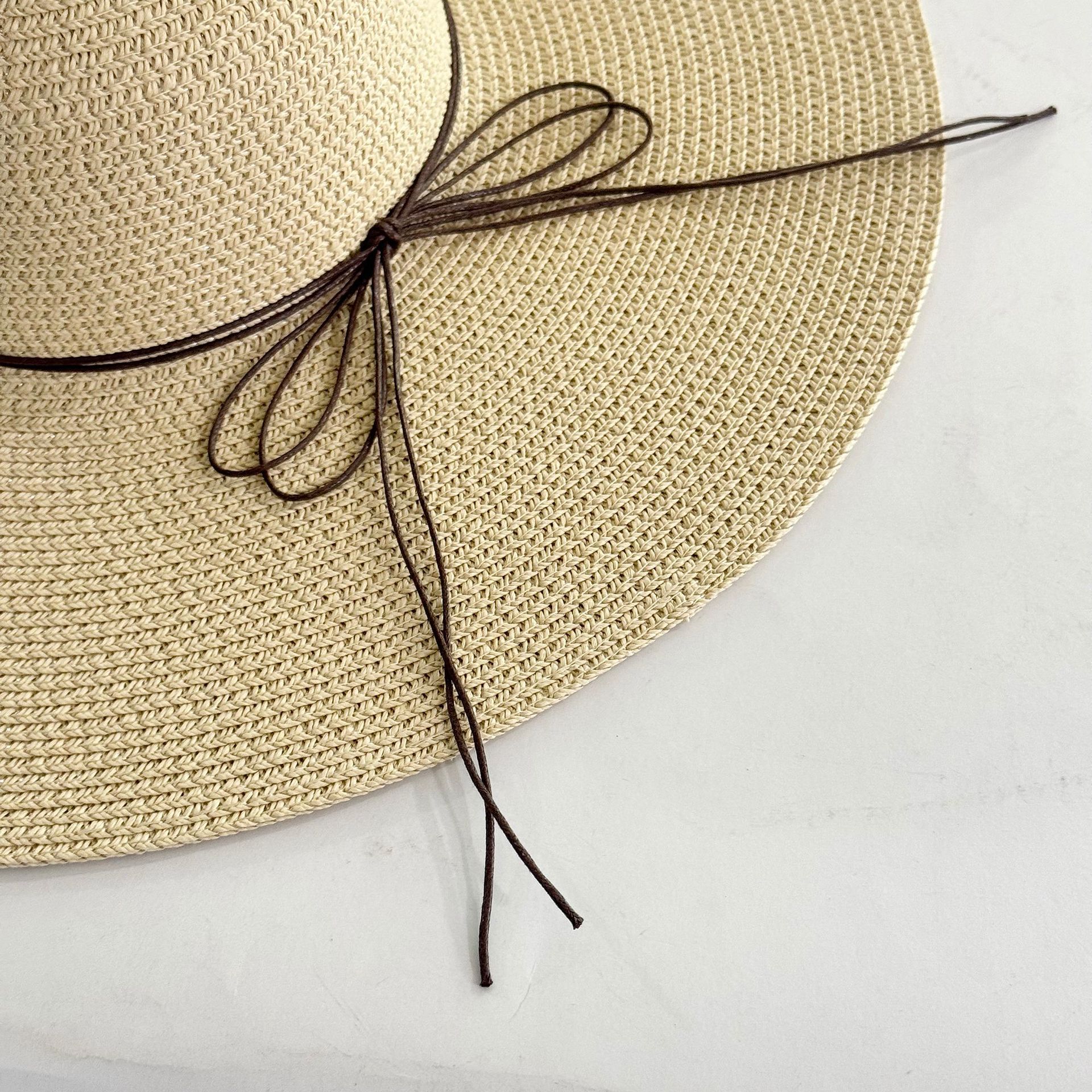 Mujeres Estilo Vintage Hawaiano Tropical Nudo De Lazo Grandes Aleros Sombrero De Copa display picture 15