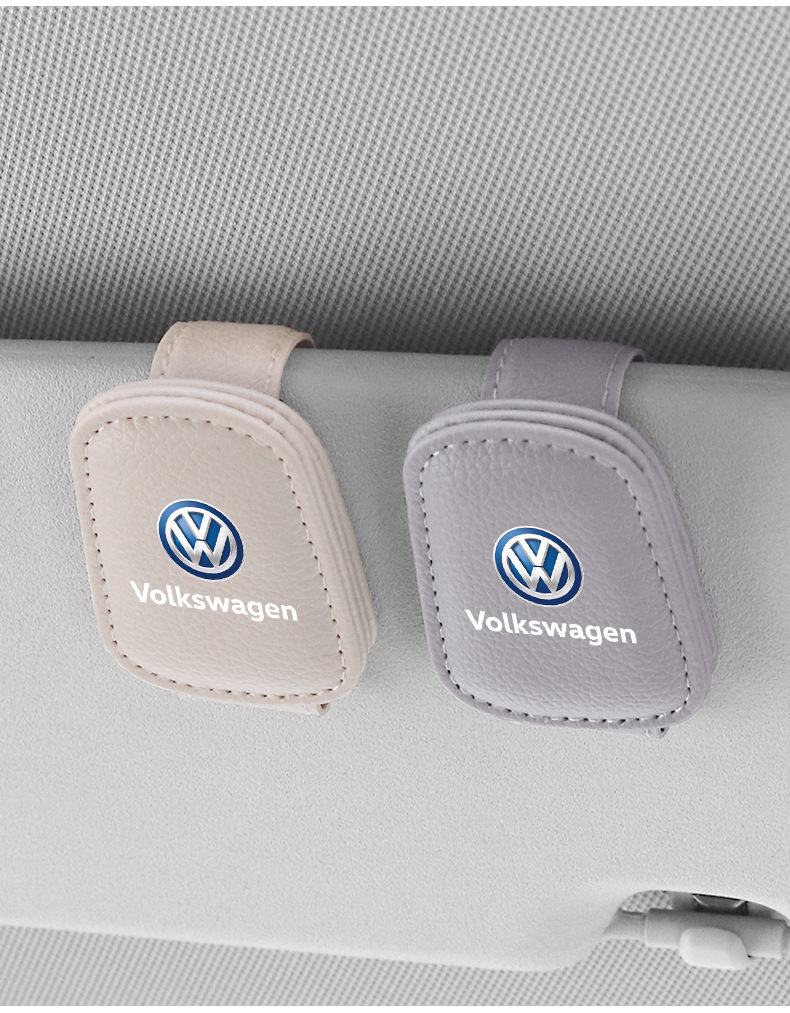 Suitable for Volkswagen Sagitar, Magotan, Lavida, Bora, Tiguan, Teramont, and Tayron Car Glasses Holder and Sunglasses Storage Box