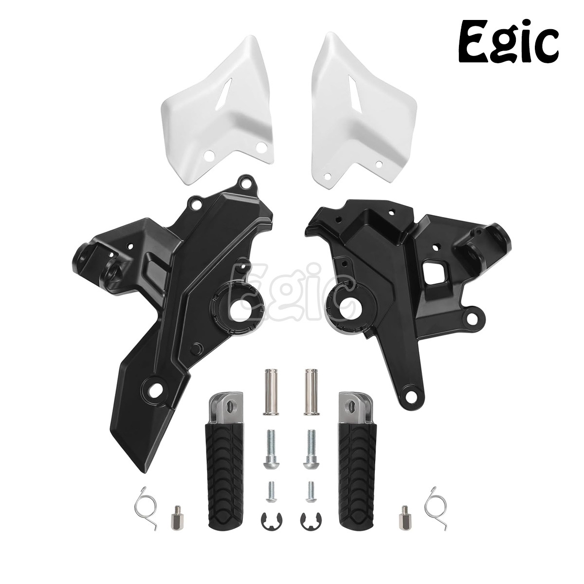 The front pedal bracket assembly is suitable for Kawasaki Z650/RS ninja driver's small pedal with wings for 17-23 years
