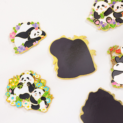 National Treasure Panda Cute Animal Refrigerator Sticker Travel Souvenir Museum Creative Gift Magnet Refrigerator 