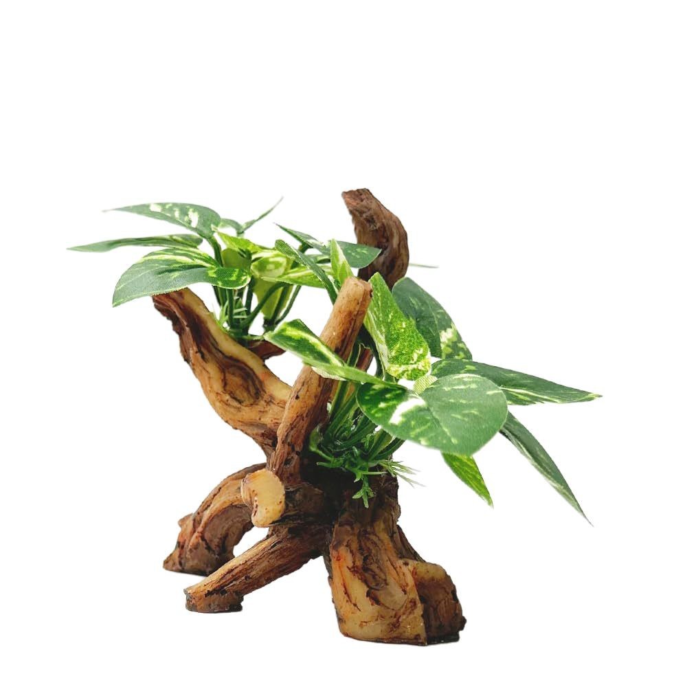 Las mascotas trepadoras evitan la casa, el paisajismo de la pecera, la simulación de la madera hundida, las artesanías de resina, las raíces de los árboles artificiales, el árbol Moss, las raíces de los acuarios