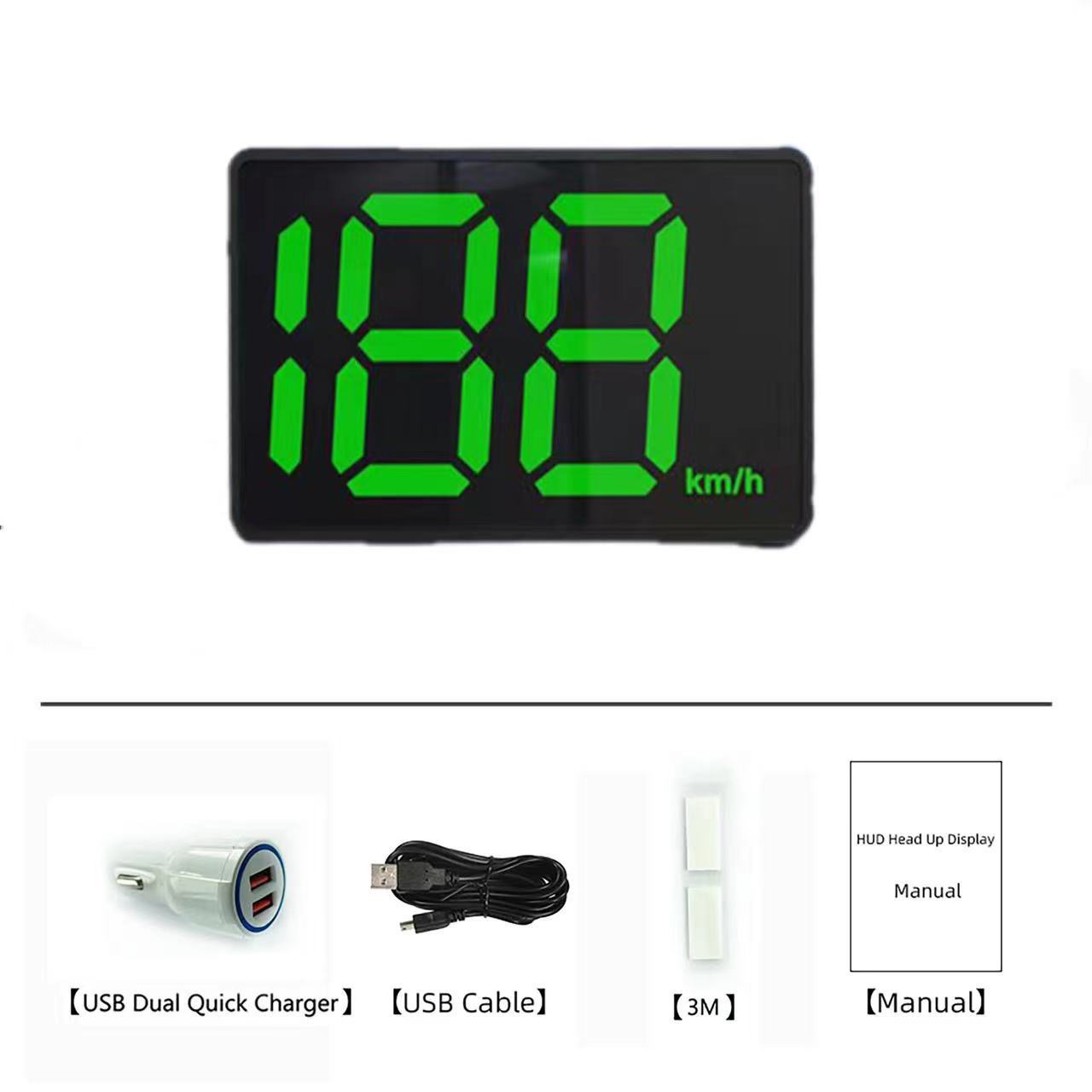 HUD Head-Up Display, Car Speed Display (KM/H, MPH), can be shipped on behalf of customers [Exclusively for cross-border e-commerce]