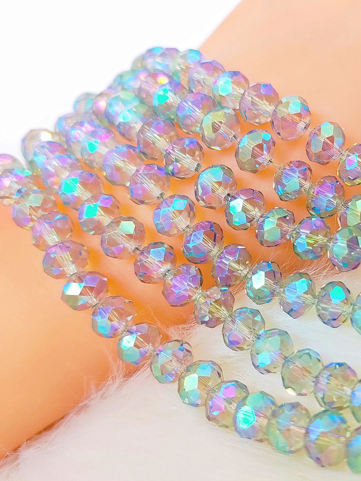 Electro -plated transparent green