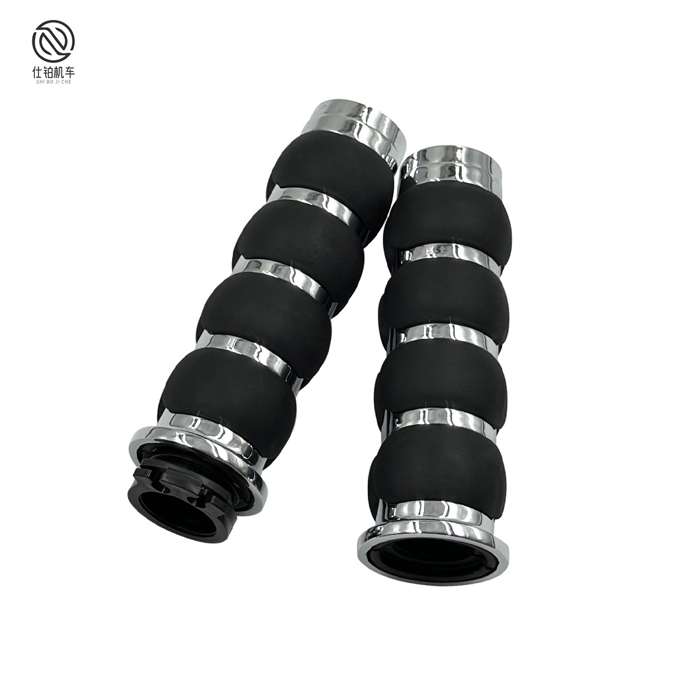 Ha Lei 25mm Harley Motorcycle Handlebar Grips Retro Cruise Control Booster (Other brake systems) - no-booster-electroplated-25mm