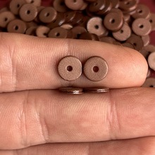 精品精工双面封边牛皮隔片文玩手串金刚菩提蜜蜡松石星月隔垫配件