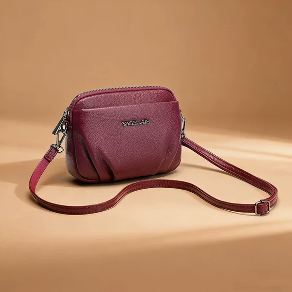 Casual Women's Bag Multi-Layer Crossbody Bag Women's 2025 New Small Bag Cross-Border Trend Lightweight One-Shoulder Crossbody Simple 3956