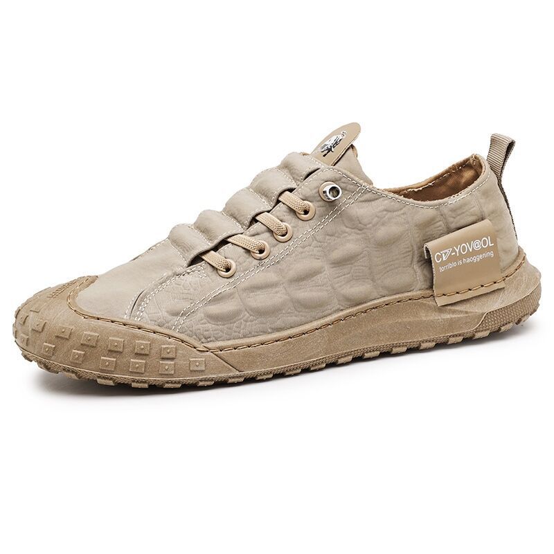 Zapatos de lona para hombres primavera 2024 zapatos de tela de trabajo para hombres zapatos de tela antideslizante transpirables zapatos de suela suave para hombres zapatos para hombres