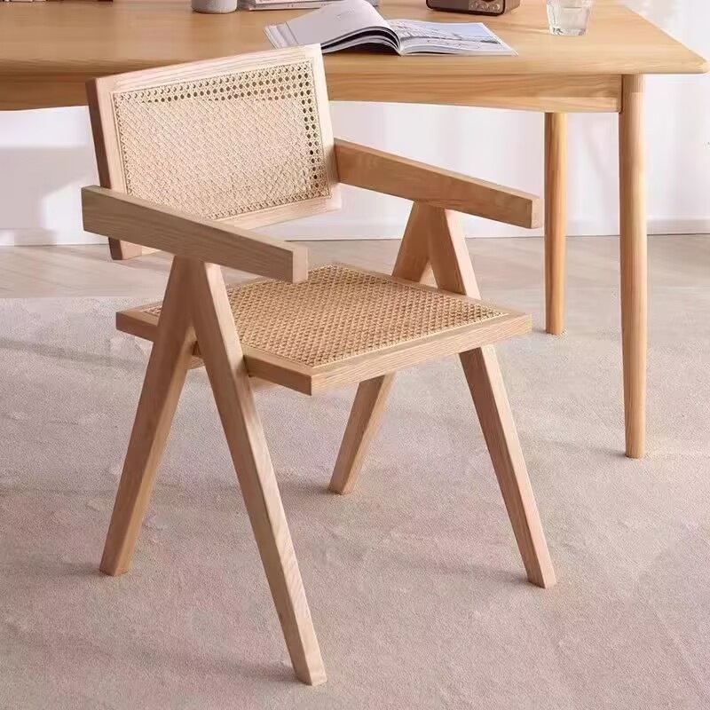 Mesa de comedor de madera sólida de estilo nórdico, mesa flotante acrílica, mesa de comedor de estilo silencioso, mesa de reunión, mesa de oficina, mesa de trabajo