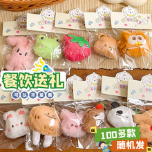 卡通毛绒公子打卡收藏抛洒娃娃毛绒钥匙扣软萌公仔挂饰学生小礼物