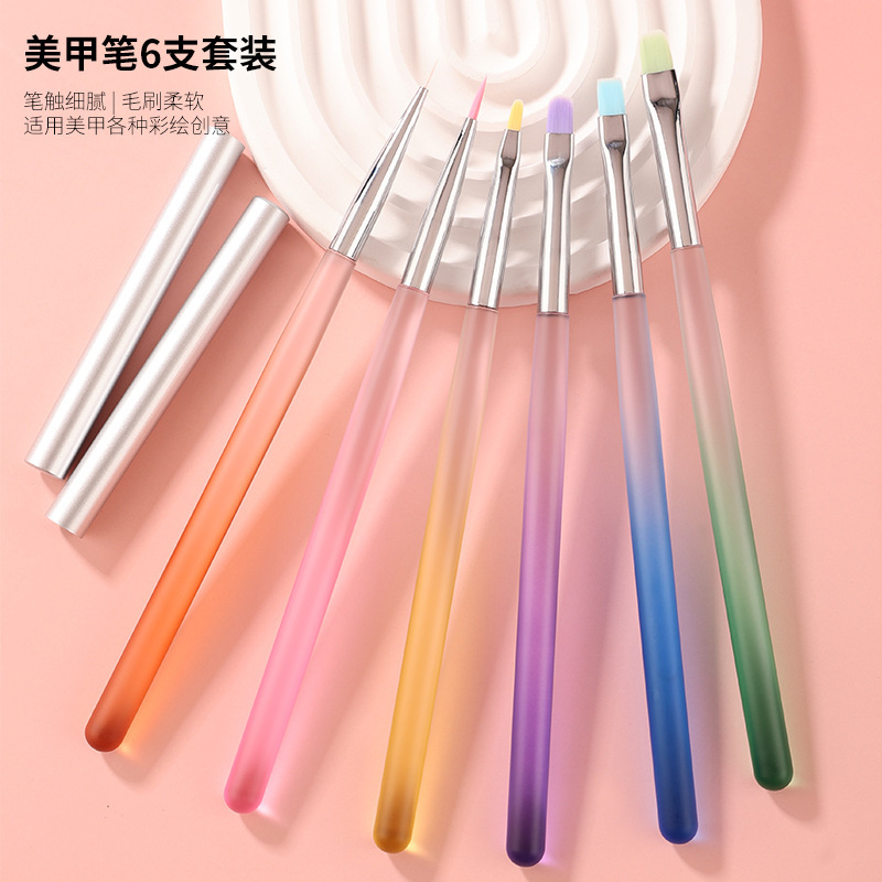 Source Manufacturer Manicure Pen Set Frosted Gradient Color Light Therapy Painted Pull String Autumn Chrysanthemum Functional Lace Generous Round Pen Source Manufacturer Manicure Pen Set Frosted Gradient Color Light Therapy Painted Pull String Autumn Chrysanthemum Functional Lace Generous Round Pen