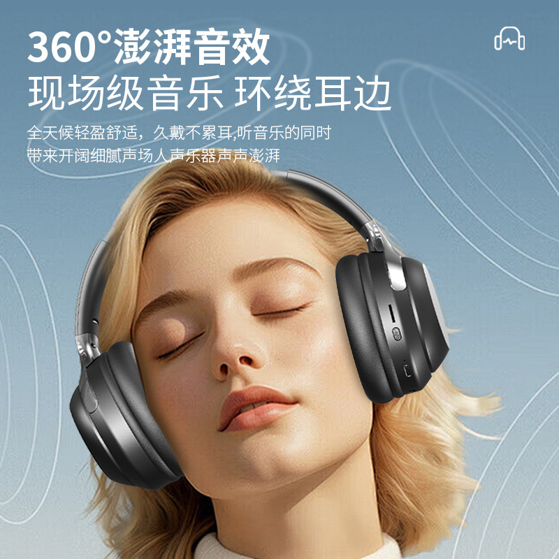 Nuevos auriculares Bluetooth WH100 transfronterizos, música de larga duración, reducción de ruido, auriculares inalámbricos Bluetooth, stock