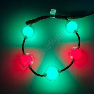 Dmx Ball Rgb Led360 Degree 3D Luminous Ball Outdoor Waterproof Injection Molding High-Brightness 3D Christmas Ball