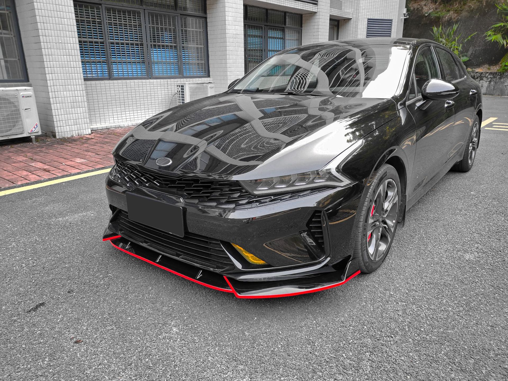 Cross-Border Applicable for 20-25 Kia K5 Kaiku Front Bumper Guard, Front Lip, Front Corner Trim, Small Body Kit, and Sports Package