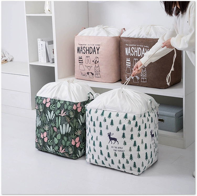 Duvet, storage basket, cloth, storage bag for home use