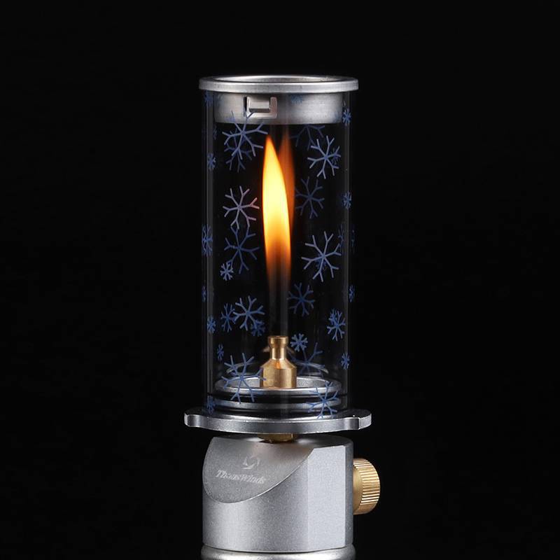 실버 스트레이트 블루 눈송이 가스 램프 TW2005