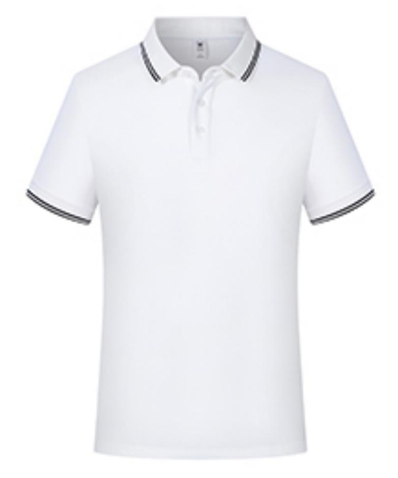 Summer Ice Silk DuPont Sorona Cool Sensación Segunda Clase Cuello Color Solapa Camiseta POLO Manga corta cabello de una pieza