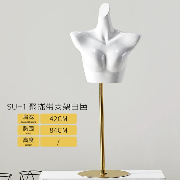 White long neck + gold stand