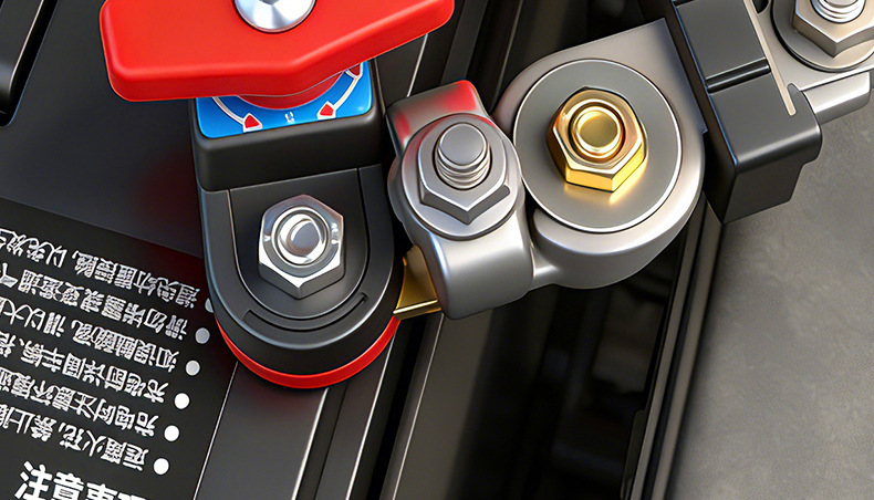 Rotatable Car Battery Power-Off Switch, Pure Copper Negative and Positive Terminals, New Type of Agricultural Vehicle and Truck Battery Power-Off Switch