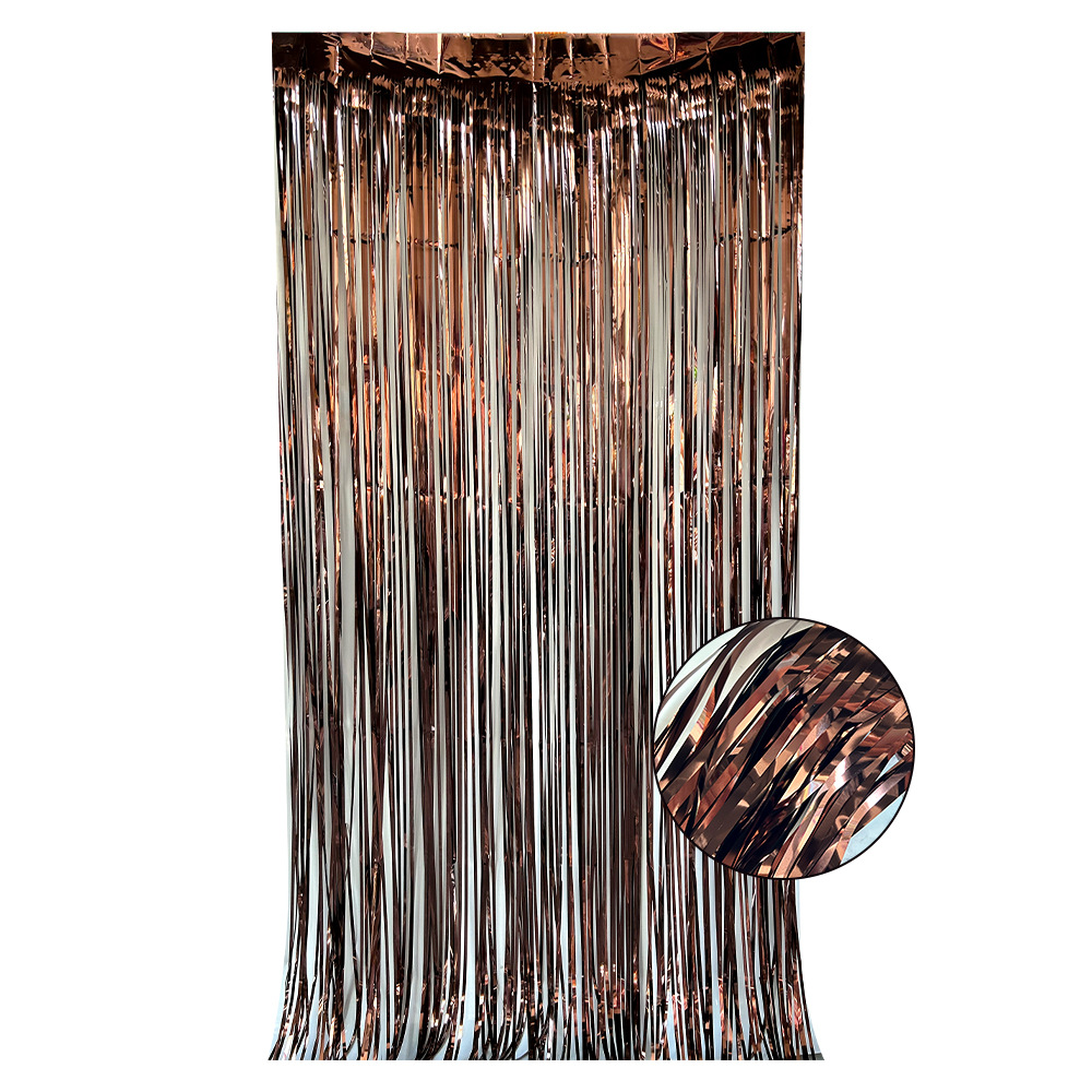 Cortina decorativa de lluvia brillante para fiestas y bodas