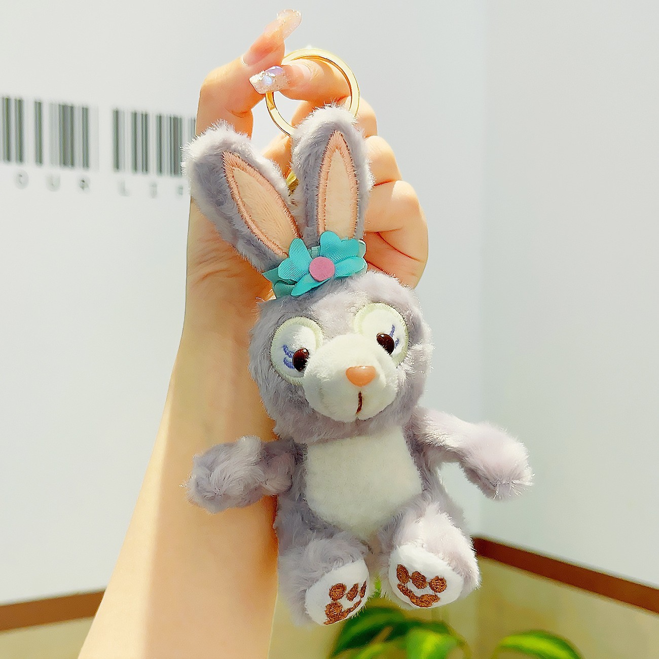 Cuatro pulgadas muñeca máquina colgante felpa llavero lindo muñeca mochila adornos grab máquina muñeca regalo al por mayor