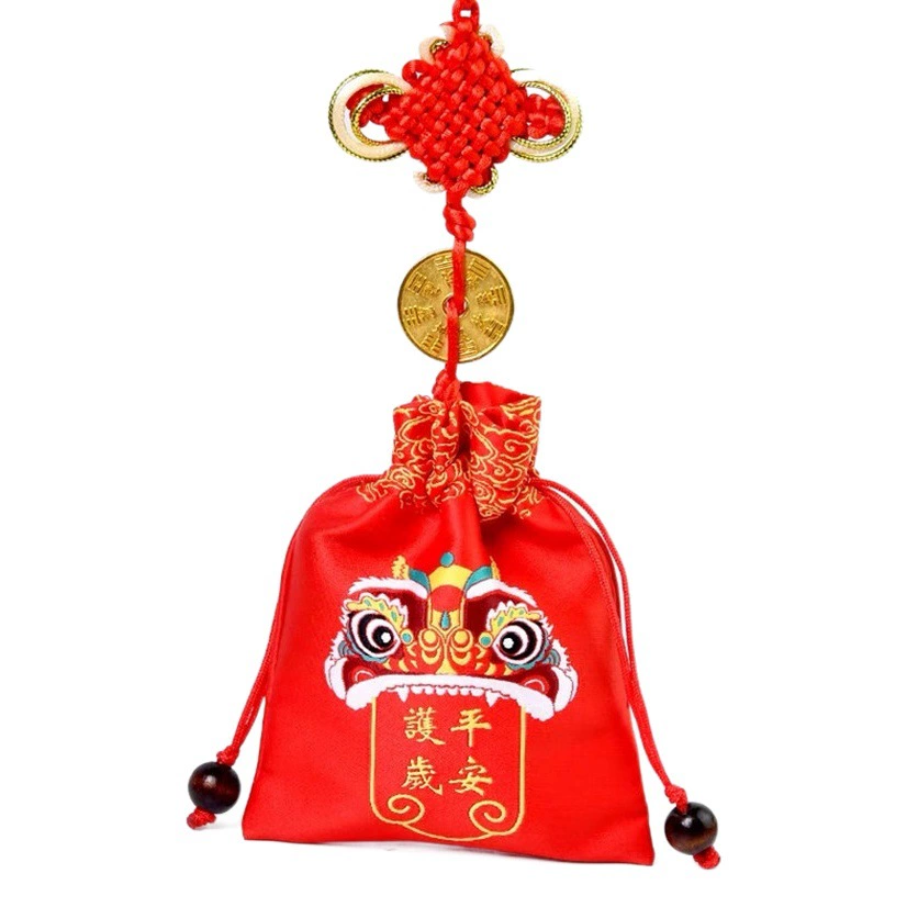 2024 Год Дракона рождения коробки зодиака Дракон собака Крупный рогатый скот овца Кролик сумка костюм автомобиля кулон
