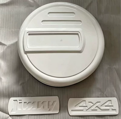 Spare wheel cover: ABS tailgate spare tire - 4x4-logo