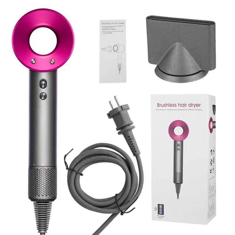 高速電気ヘアサロン家庭用ハイパワーマイナスイオンブレードレス中空ヘアドライヤー欧米仕様|undefined