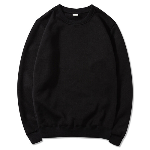 Manufacturer wholesale crew neck sweatshirt white crew neck sweatshirt for men and women winter lined sweatshirt supports printing logo