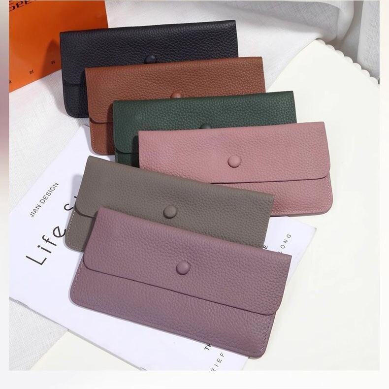High-End Texture Wallet Women's Long New Niche Design Simple Ins Style Thin Wallet for Mobile Phone Wallet High-End Texture Wallet Women's Long New Niche Design Simple Ins Style Thin Wallet for Mobile Phone Wallet