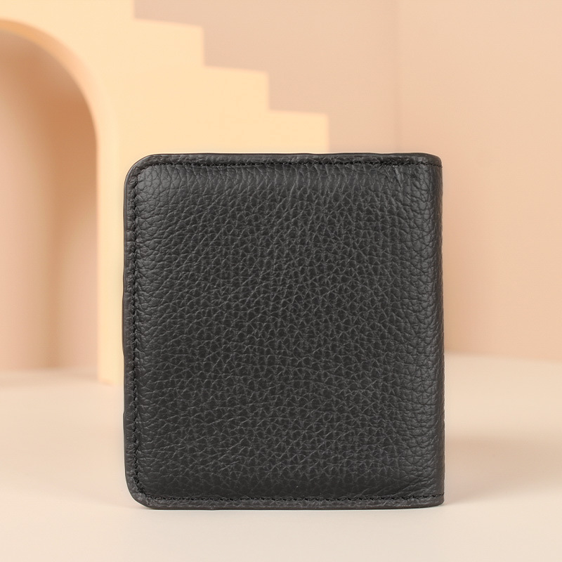 Primera capa de cuero genuino monedero multifuncional anti-robo cepillo pequeña tarjeta de cambio bolsa de gran capacidad de almacenamiento transfronterizo bolso de las mujeres al por mayor