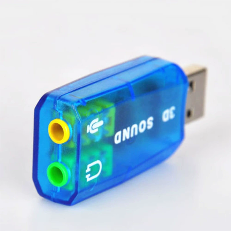 Звуковая карта CM108 с чипсет USB2.0, виртуальный 5.1 канал, звуковая траектория, свободный драйвер